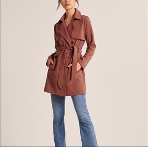 Abercrombie & Fitch Drapey Trench Coat